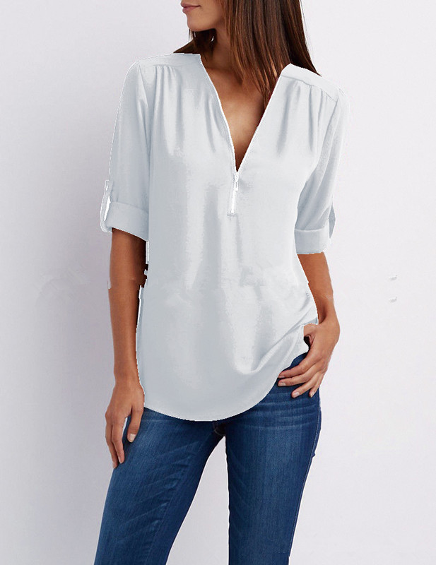 Blouse En Coton Et Lin  | Chemisiers & Blouses  Femme Chemisiers & Blouses Chemisiers & Blouses