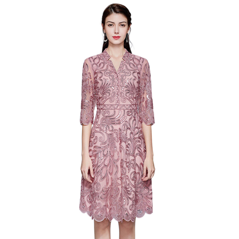 Broderie Anglaise Mini-Robe  | Robes  Femme Femme Femme