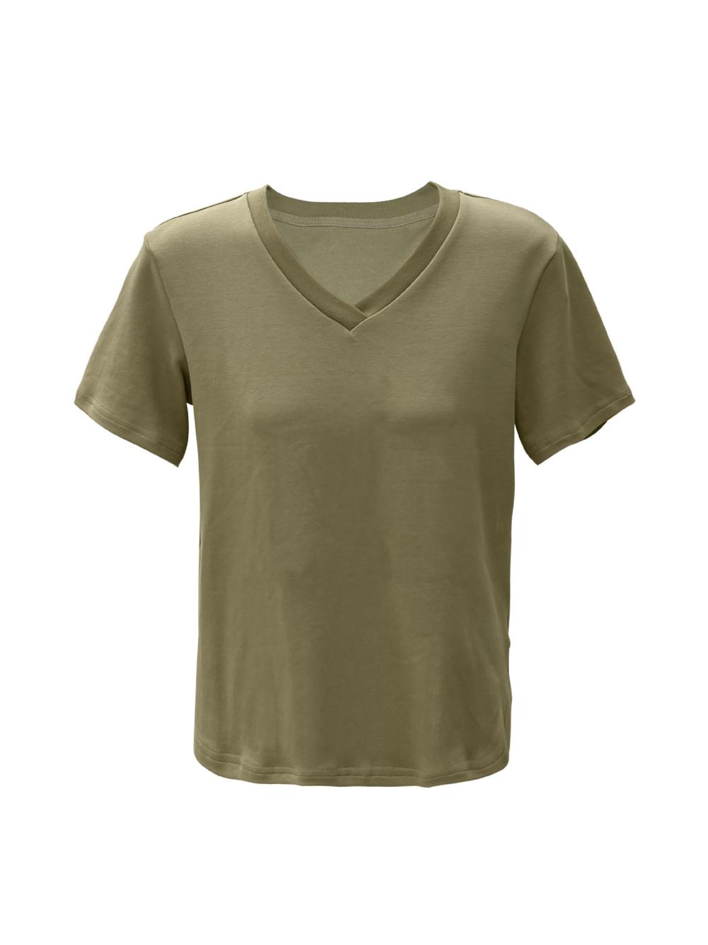 Classique V-Neck T-Shirt  | T-Shirts & Tops  Femme Femme Femme