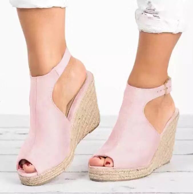 En Cuir À Talons Espadrilles  | Chaussures  Femme Accessoires Chaussures