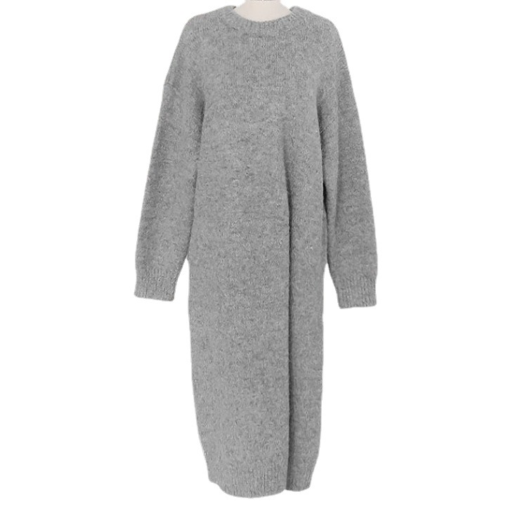 En Maille Robe Mi-Longue  | Robes  Femme Femme Femme