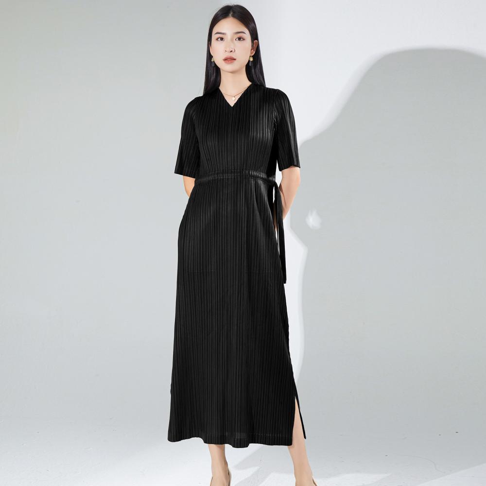 Longue Robe Cache-Cœur  | Robes  Femme Femme Femme