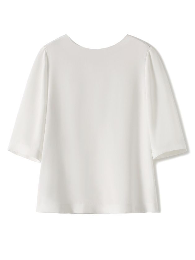 Satin Blouse Manches 2/4  | T-Shirts & Tops  Femme Femme Femme