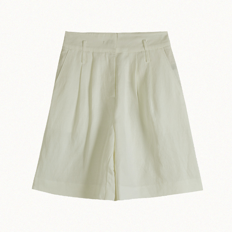 Taille Haute Short Chino  | Shorts  Femme Femme Femme