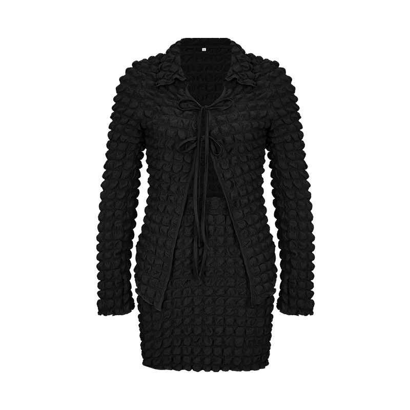 Texturé Robe Mi-Longue  | Robes  Femme Femme Femme