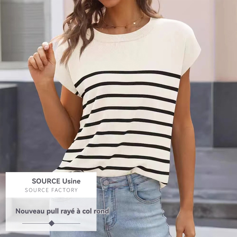 Tshirt Rayé  | T-Shirts & Tops  Femme Femme Femme