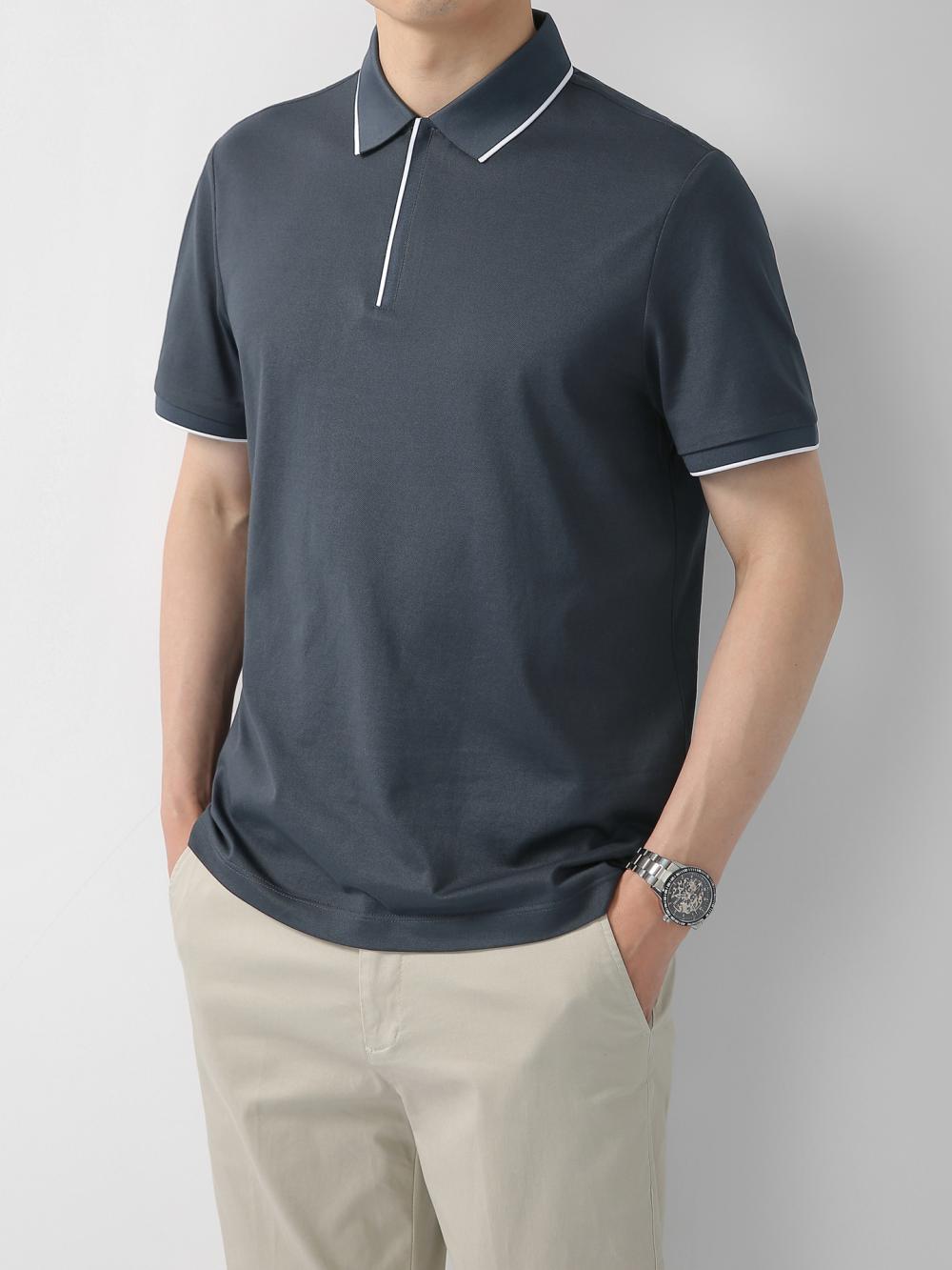 Zipped Polo  | Polos  Homme Homme Homme