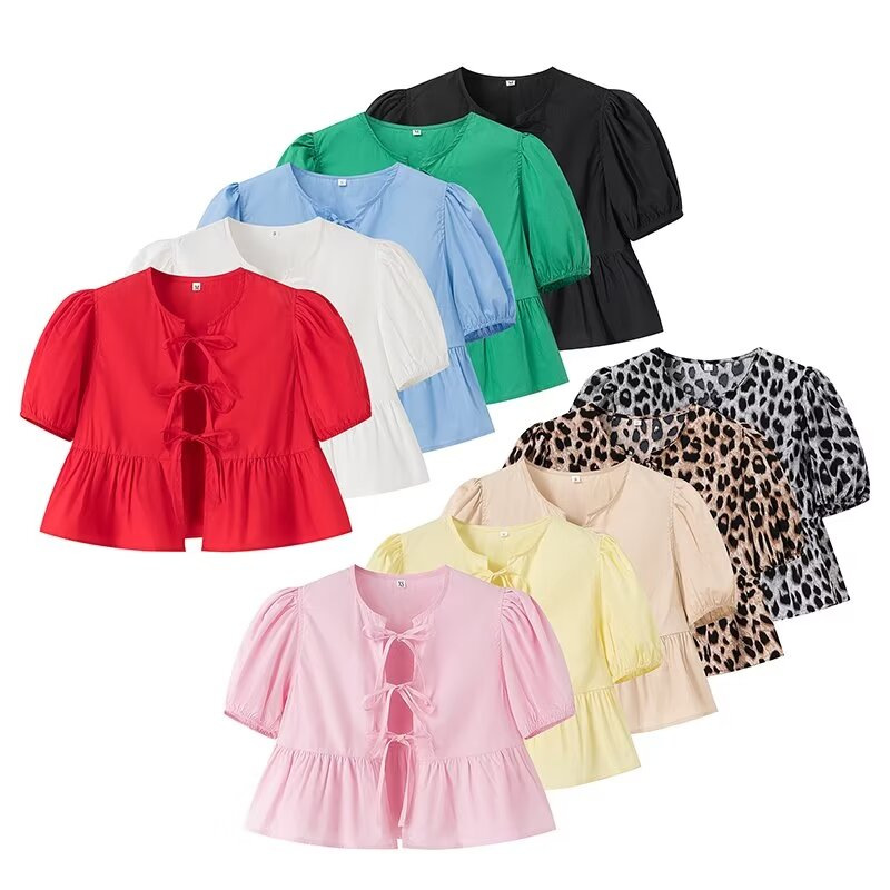 Blouse À Nouer  | Chemisiers & Blouses  Femme Chemisiers & Blouses Chemisiers & Blouses