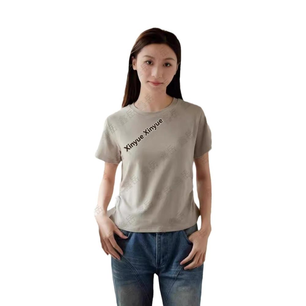 Broderie Top À Manches Courtes  | T-Shirts & Tops  Femme Femme Femme